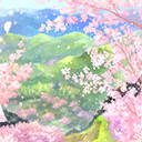 桜色の風景