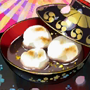 日輪紅豆年糕湯